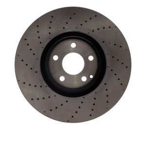 Mercedes-Benz SL450 Brake Rotor (1) - Front - R1 Concepts - Drilled - `13-`20